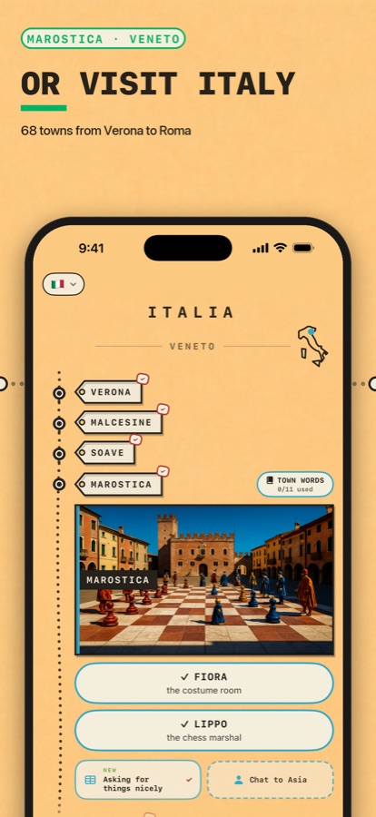 Marostica on the Italian map